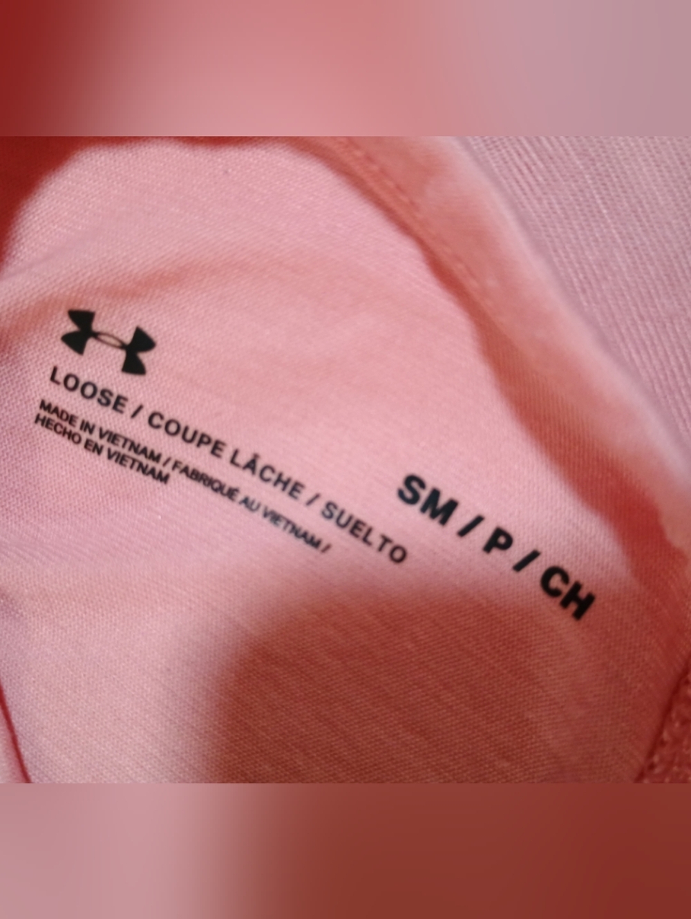 Under Armour Light Pink Short Sleeve Women's Active Tee - Picture 3 of 4